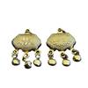 Gilded Ping An Lock Fortune Bell & Ruyi Pendant for Bracelet/Necklace