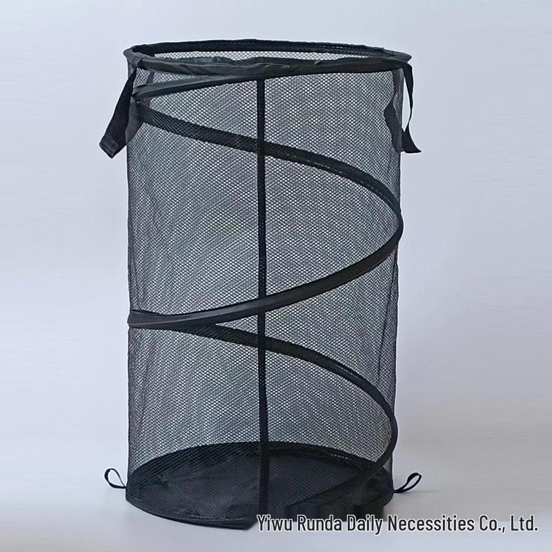 Tax-Inclusive Large Foldable Oxford Cloth Laundry Basket with Breathable Mesh and Handle