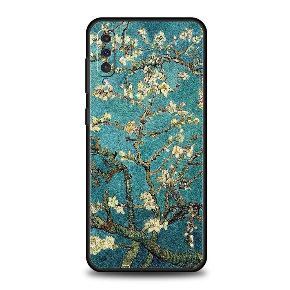 Mona Lisa Van Gogh Oil Art Phone Case For Samsung A12 A14 A32 A50 A70 A20E A20S A10S A22 A40 A34 A54 A42 A52 5G A02S A04s Cover