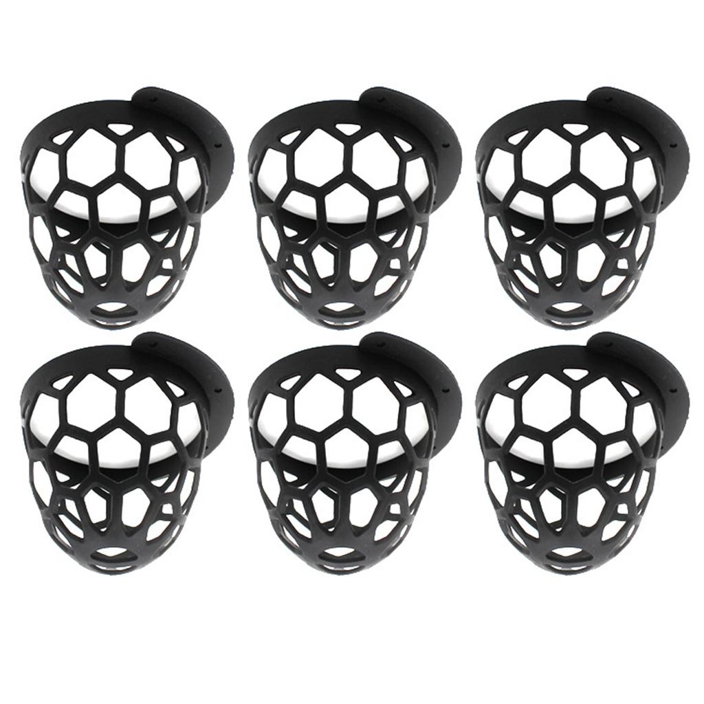 2/6/10/20pcs Billiard Basket Drop Pockets Pool Table Pocket Black Plastic Billiard Ball Storage Pocket For Pool Tables