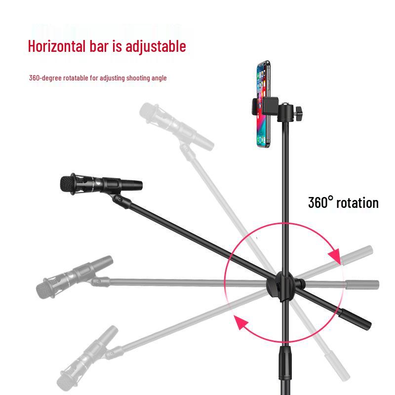 Kids' All-in-One Stage Mic with Folding Tripod for Singing & Streaming