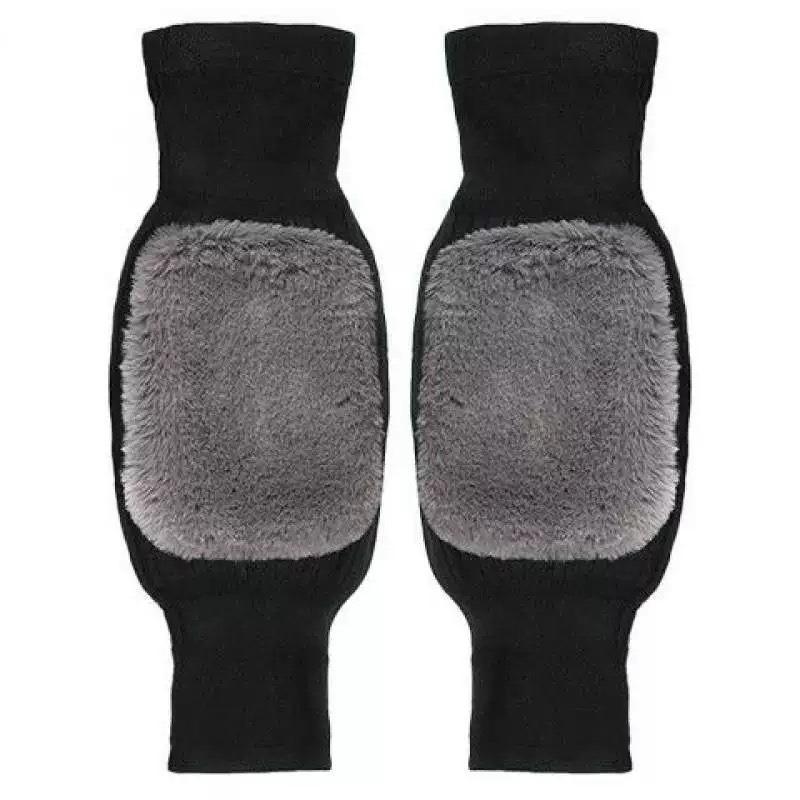 Mary Cashmere Strap Knee Pads, Warm Old Cold Legs, Extended Leg Pads, Long Tube Cover for the Elderly, Thickened and Non-slip for Men and Women