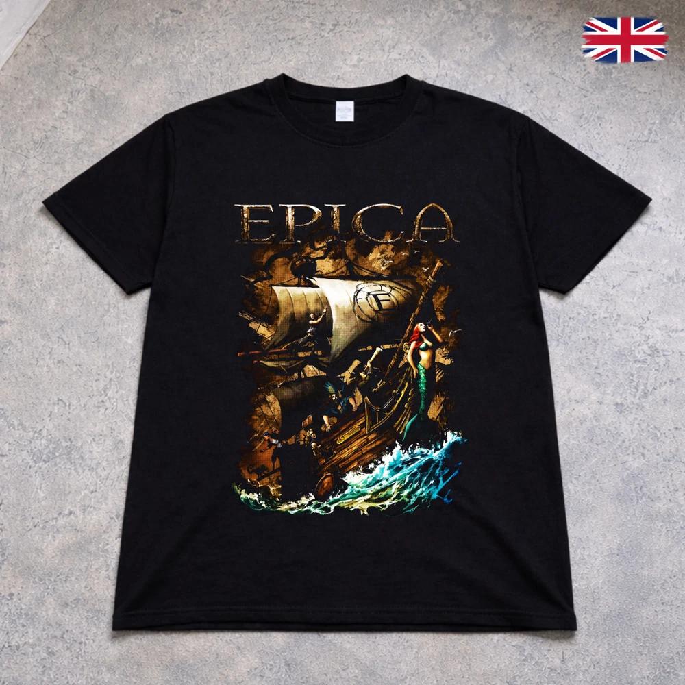 Epica Band T Shirt Symphonic Metal Rock Tee Adults Kids Black 2XL