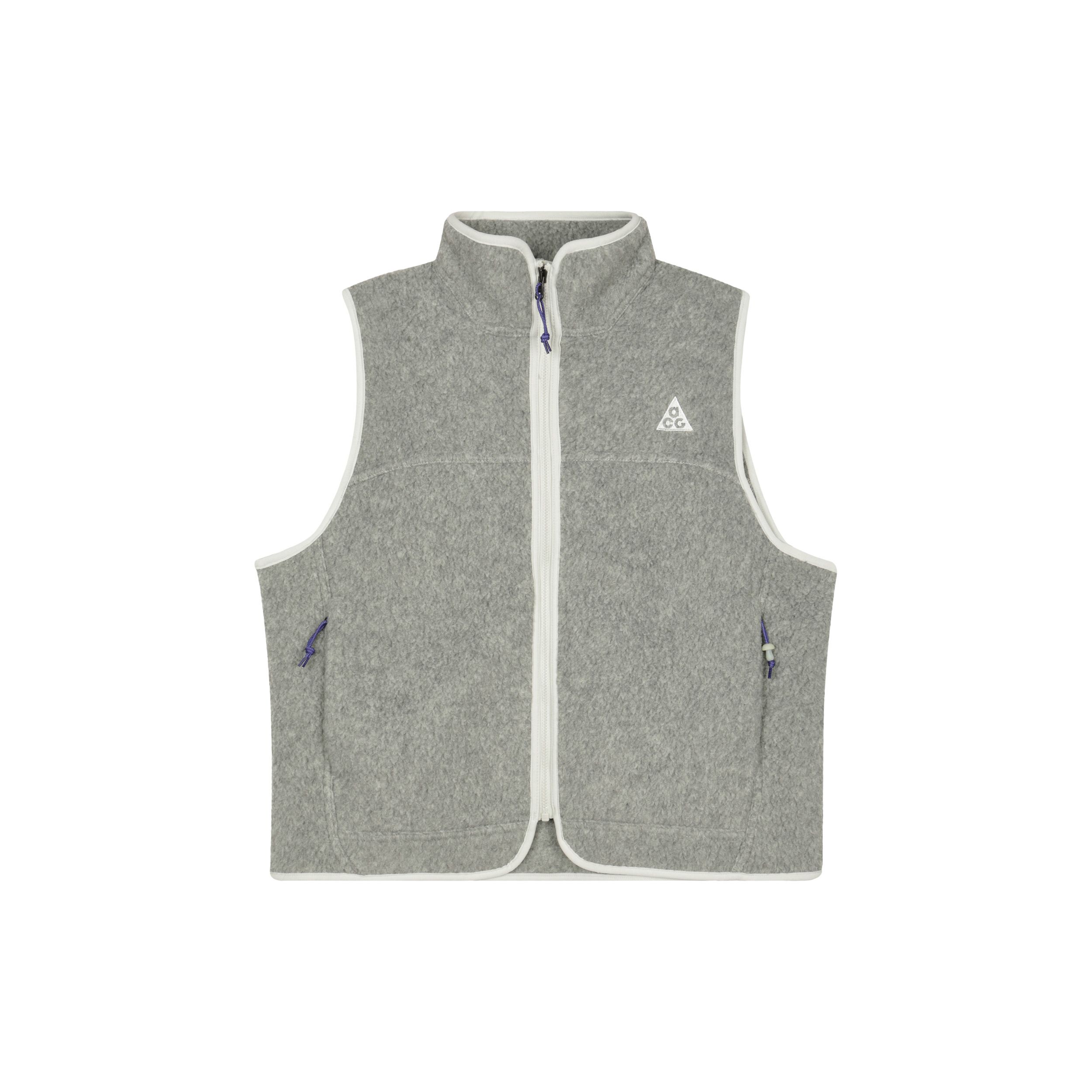 

Nike Жилет женский ACG Arctic Wolf с воротником-стойкой, однотонный, на молнии, цвет морской волны, FN1925-020 XL