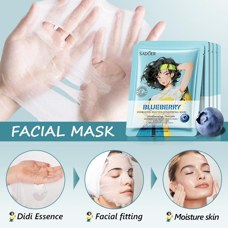 3pcsBlueberry Mask 25g Anti-wrinkle, Moisturizing, Hydrating and Moisturizing, Skin Rejuvenation Mask Manufacturer