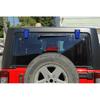 Rear Tail Door Window Hinge Decor Cover Trim for Jeep Wrangler JK 2007-2017 Blue
