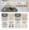 Dretetc Body Fat Scale, Doctor Scan, Visceral Fat Level, BMI, Backlight, Dark Gray