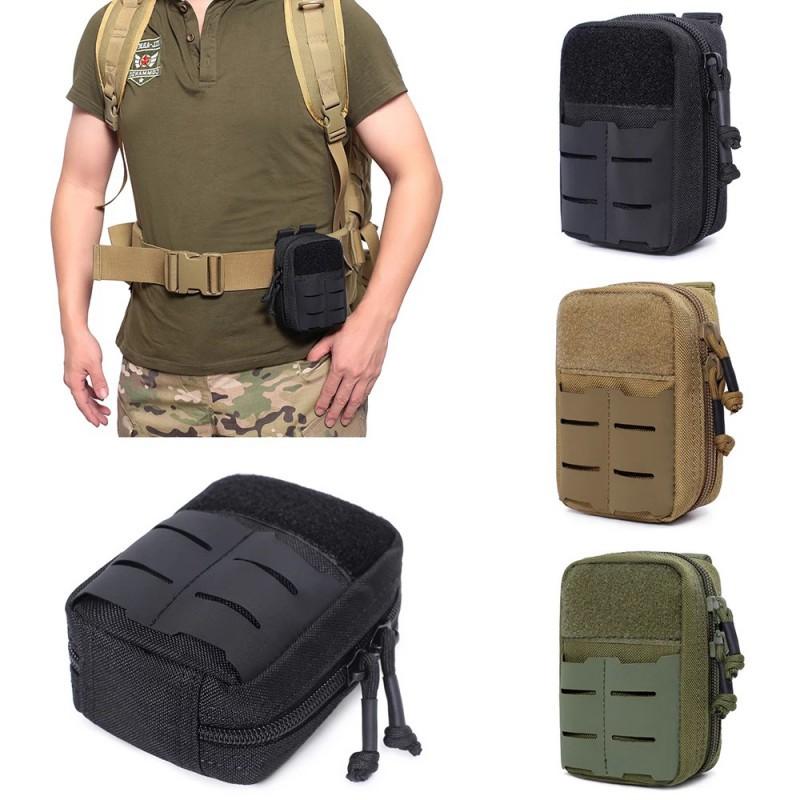 Outdoor Medical Storage Bag Board Hiking Multi-purpose Kit MOLLEF Accessory Waist Pocket