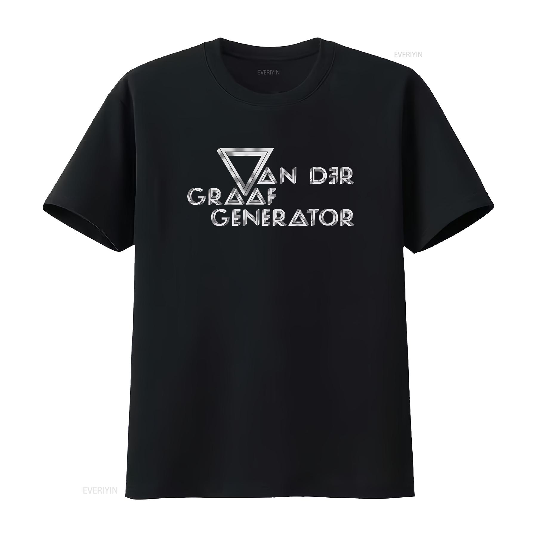 Van Der Graaf Generator limitierte Auflage Originaldesign Tribut-T-Shirt Vintage gewaschen Grafik Bequeme Designerkleidung XL