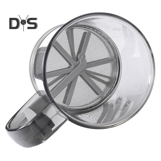 Síto na mouku jednou rukou lis Jemné síto na mouku Kuchyňský nástroj na pečení koláčů Cukr Kakaový prášek Koření