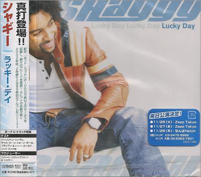 CD SHAGGY - Lucky Day UICC1065 MCA Records 2002 Japan ObiRap & Hip-Hop/R&B Used