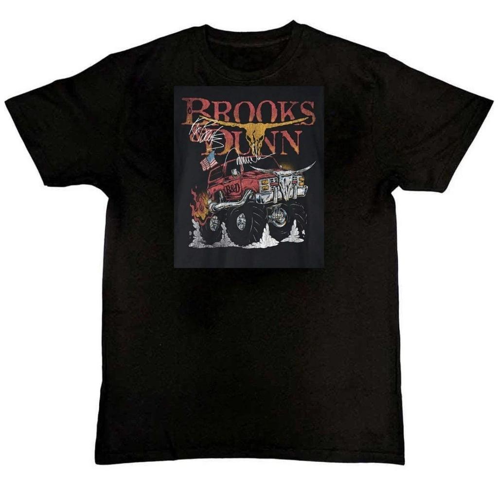 Brooks & Dunn Mens Graphic Print T-Shirt