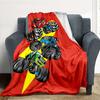 1PC Monster Trucks Outdoor Blanket Lightweight Flannel, Soft & Warm, All-Season Use for Sofa, Outdoor, Camping, Living Room, Office76