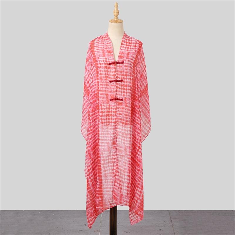 Lightweight Summer Scarf Shawl With Adjustable Knot Design For Outdoor Travel And Daily Use