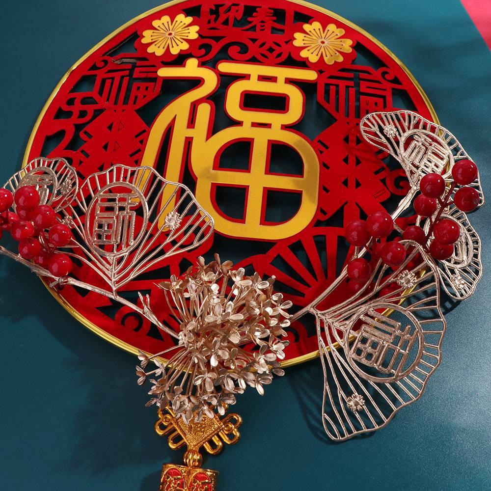 Chinese Style Spring Festival Pendants Acrylic Fu Character Pendant  Gift Giving