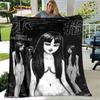 Junji Ito Tomie Kawakami Ghost Soft Plush Blanket,Flannel Blanket Throw Blanket for Living Room Bedroom Bed Sofa Picnic Cover