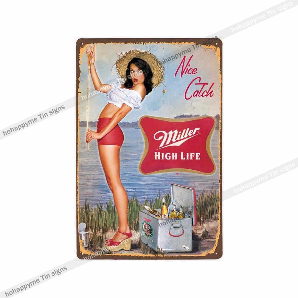 Home Decor Vintage Metal Poster Alcohol Brewing Beer Plates Decorative Bar Pub Club Wall Tin Painting Retro Plaque 20x30cm
