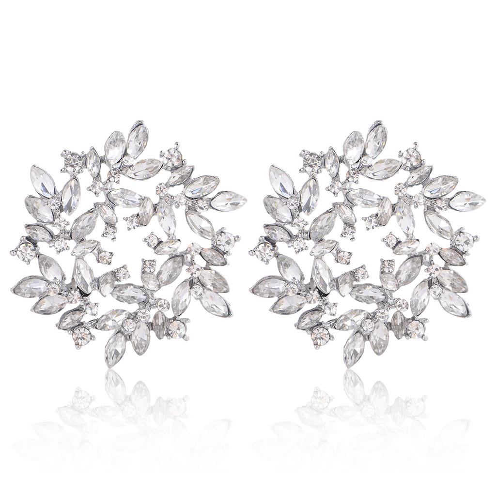Modern Alloy Geometric Dangle Earrings For Women With Electroplated Finish For Spring Style