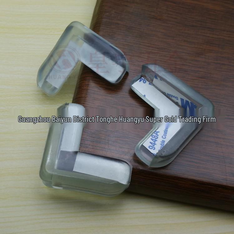 Glass Corner Protector Pads for Children's Safety - Self-Adhesive, Transparent Table Edge Covers, Anti-Collision for Coffee Tables.