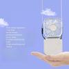 ABS Handheld Fan USB Cooling Fans New Folding Halter Fan  Girls