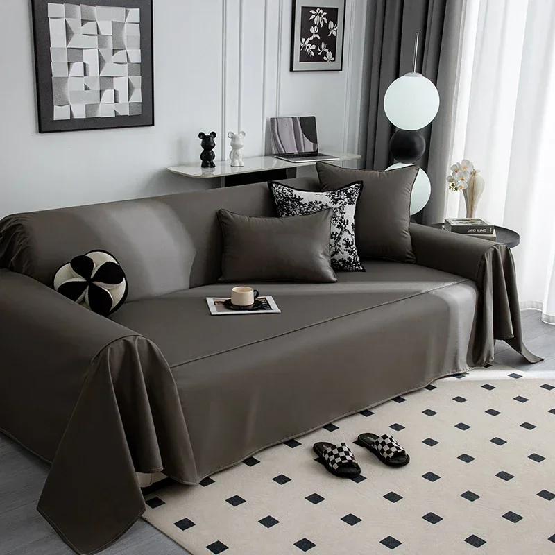 

1/2/3/4Seat Waterproof PU Leather Sofa Towel Soft Skin-friendly Sofa Cover Protector for Living Room Pet Cat Furniture Protector 180x130cm 1pc кофейный