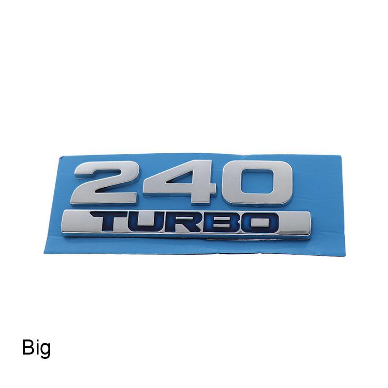 3D Premium TURBO 240 TURBO für Auto Kotflügel Kofferraum Heckhaube Aufkleber Emblem Abzeichen Aufkleber Zubehör