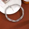 European & American High-End Gold Wire Multi-Layer Bracelet Necklace.
