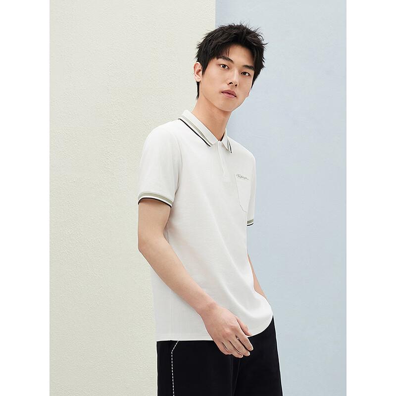 GXG Men's Two-Tone Contrast Polo Shirt