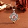 Camellia Super Flash Stud Earrings, High-End Necklace, Women'S Flower Niche Set Design