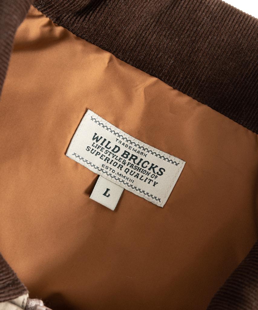 Wild Bricks Rp Puffer Vest (Beige)