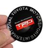 4pcs Car Wheel Stickers 56mm Auto Center Hub Cap Decal For Toyota Gazoo Racing TRD Corolla Yaris Chr Auris Rav4 Prius Prado