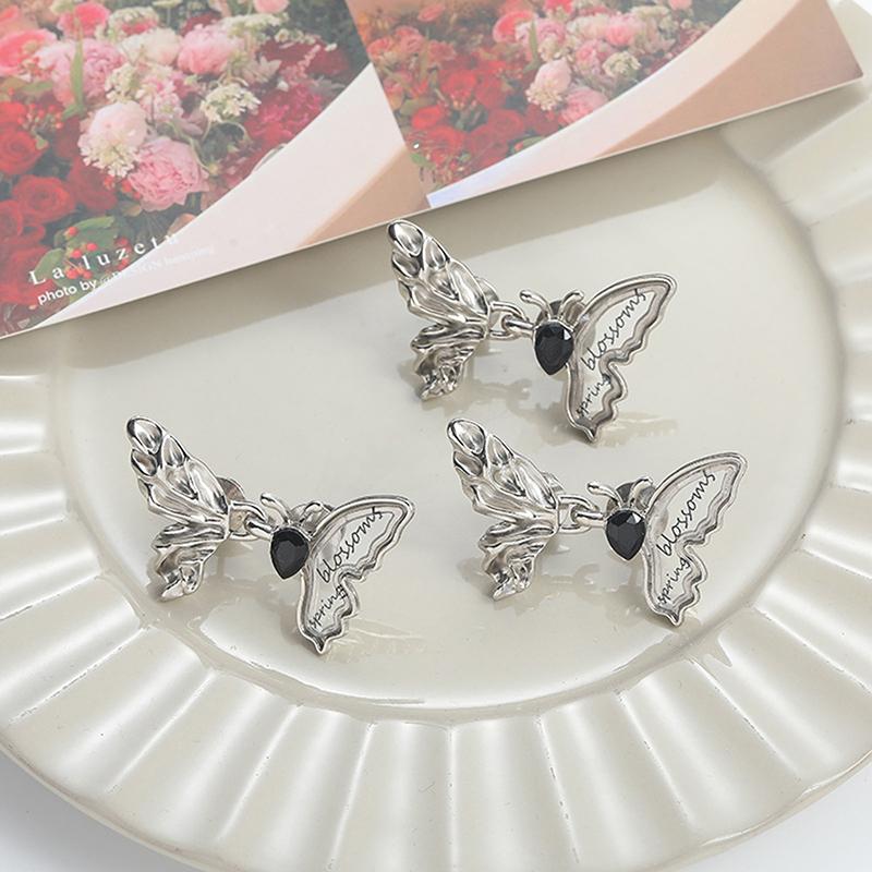 

Fashion Butterfly Tighten Waist Buckle Detachable Snap Jeans Pants No Sewing Required Waist Buttons Clothing Accessories