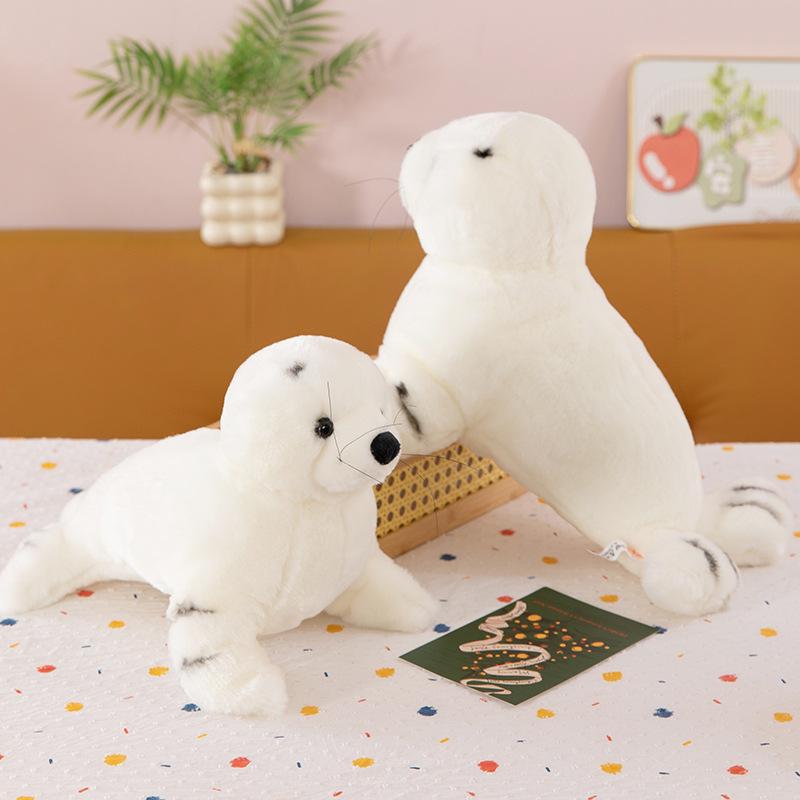 Cute Simulated Sea Lion Plush Toys Aquarium Seal Doll Souvenir Children's Sleeping Pillow Ornaments