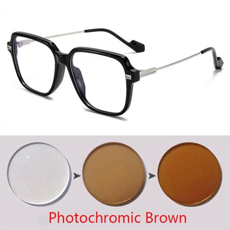 Oversize Big TR90 Metal Frame Prescription Spectacles Myopia -0.5 To -6.0 , Hyperopia +0.5 to +6.0