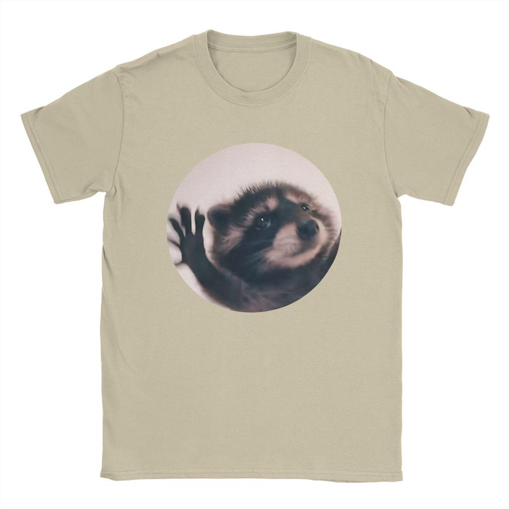 T-shirts Raton Laveur Pedro Hommes Super T-shirts en Coton Col Rond Manches Courtes Nouveauté Vêtements