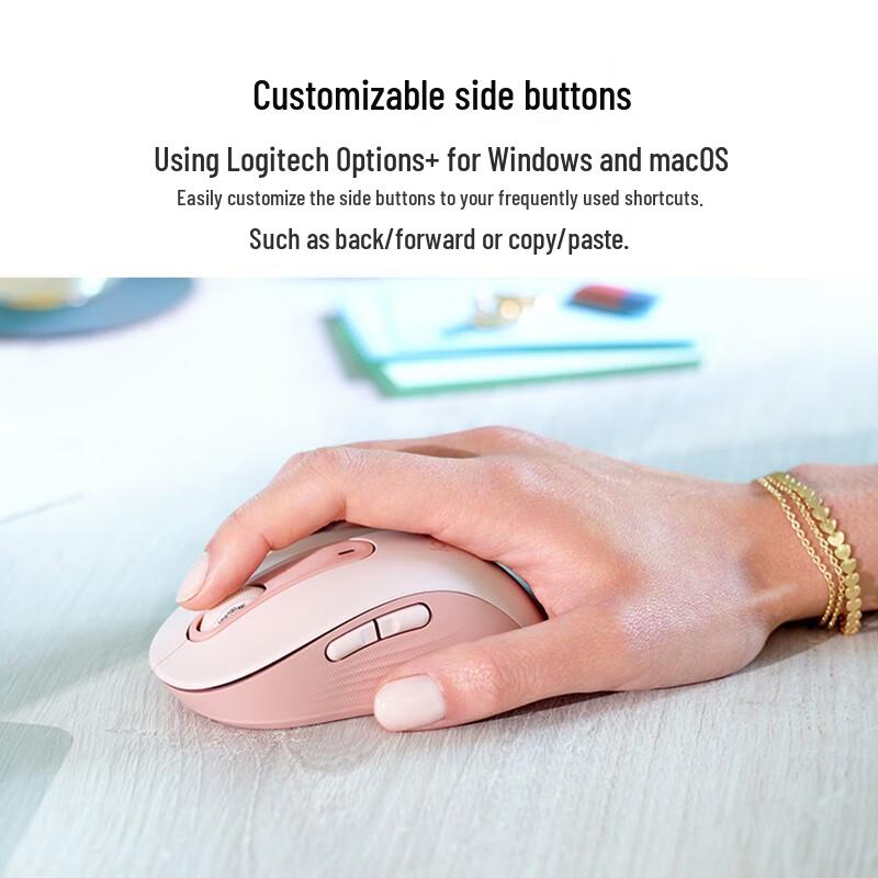 Logitech Signature M650 Wireless Silent Ergonomic Dual-Mode Mouse