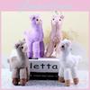 Lindo Animal de Peluche Pequeño Llama Llavero de Felpa Adorable Juguete de Alpaca Accesorios para Bolsos Regalo