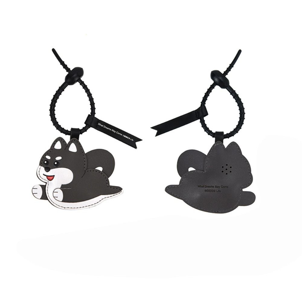 Leather Puppy Key Chain Pinch Called Car Ornaments Cute Bibi Puppy Pendant  Adults Children
