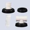 163mm IBC Ton Drum Fittings Plastic Cap T-shaped/Straight Head/Elbow/Vertical with Filter Screw Rainwater Filter Cover Washable