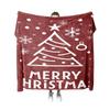 Tuniu Cozy Winter Snowflake Throw Blanket for Sofa Bed Bedroom Warm Fleece Throw Blanket Christmas Gift