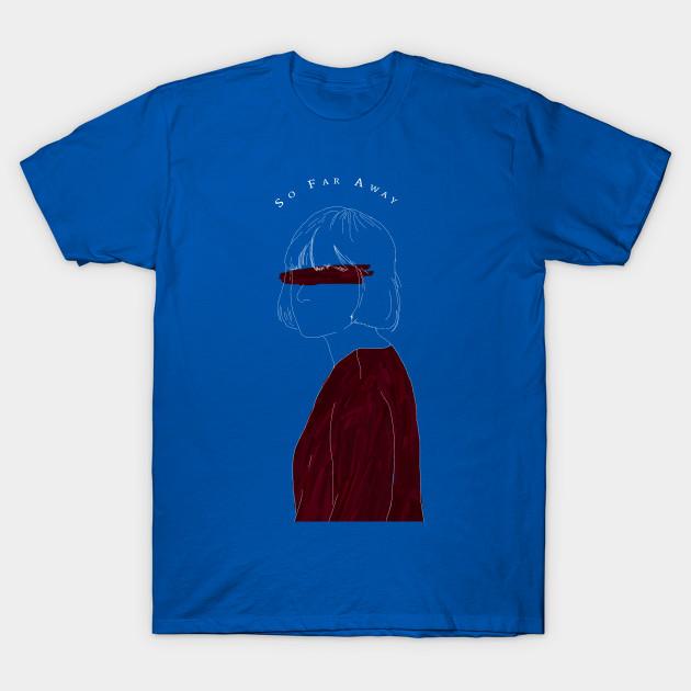 

Unisex Fashion TShirt So Far Away Print TShirt Plus Size S-5XL T-Shirt 100%Cotton Tops O Neck Short Sleeve Tees M синий