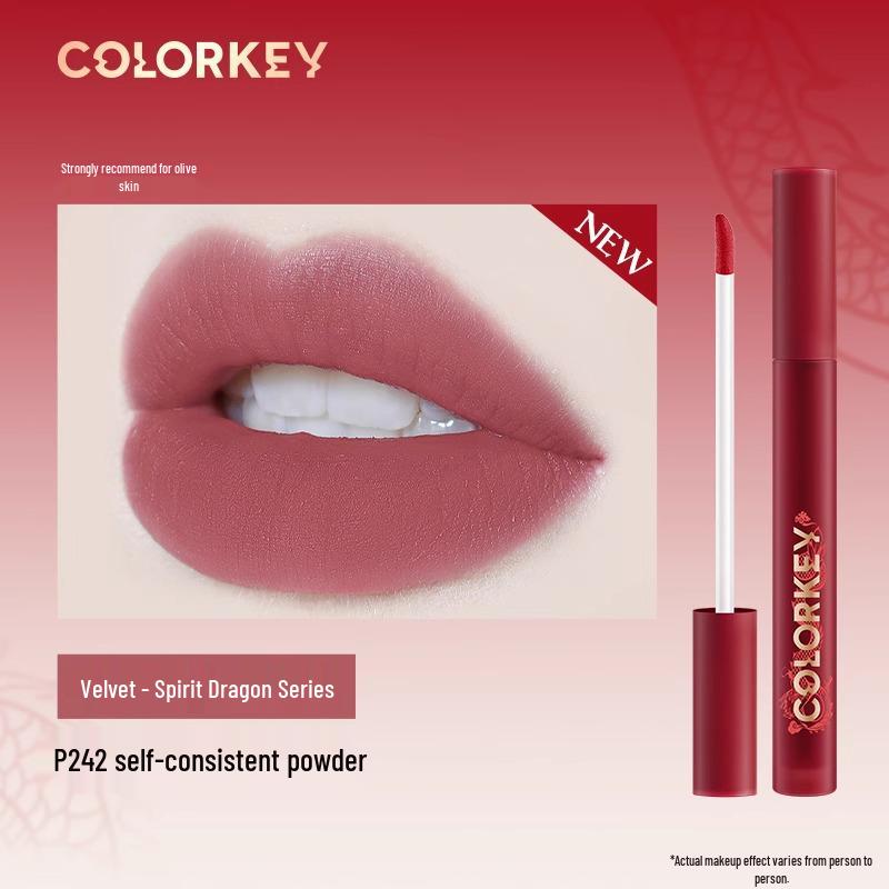 Colorkey Air Velvet Matte Lip Gloss: Brightening, Mirror Finish, Multicolor Lipstick for Women