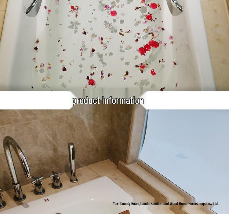 Acacia Wood Luxury Bath Rack: Retractable Holder for Phone, Tablet, and Wine.