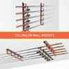 High Strength Fishing Rod Wall Mount Holder Vertical Rod Organizers Systems Multifunctional Fishing Rod Storage Rack