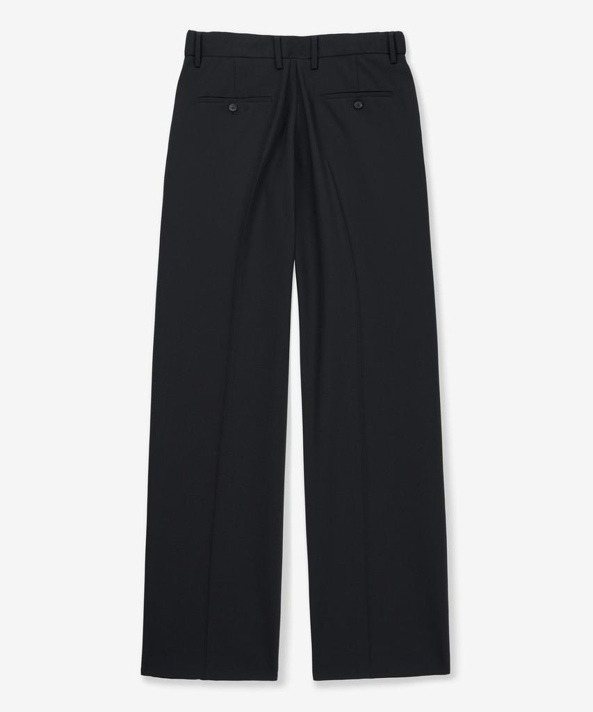 Tienjiti High Wool Blended Comfort Set-Up Pants (Black) Tnpa6E100Bk