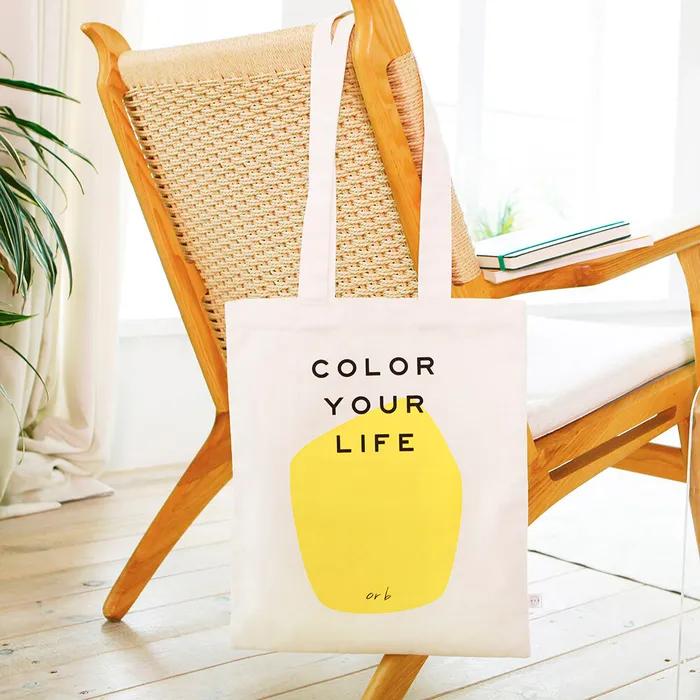 COLOR YOUR LIFE BAG_YELLOW PRINT