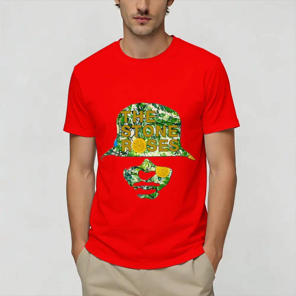The Stone Roses T-Shirt Sommer Baumwoll-T-Shirts Für Unisexs Harajuku Benutzerdefiniertes Logo T-Shirt Kurzarm Streetwear Kleidung