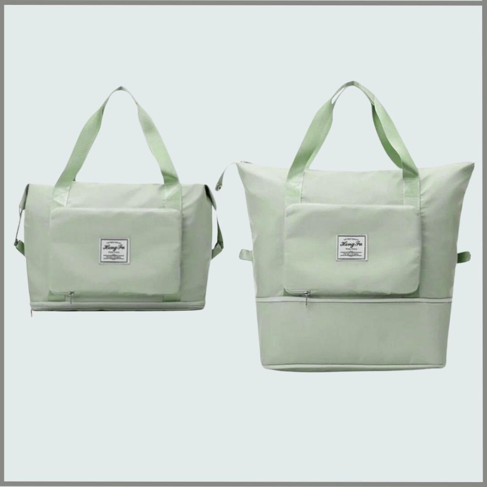 Hand Luggage Travel Bag 20×40×40 Foldable Airplane Sports Green