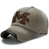 Washed Hats Men's Casual Distressed Baseball Hats Outdoor Embroidered Sun Hats