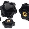 Copper Core Rubber-Headed Hand-Tighten Nut with Plastic Head, M4/M5/M6/M8/M10.